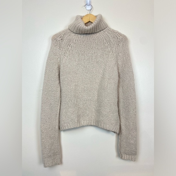 TOAST 99% CASHMERE KNIT SUPER SOFT COZY ROLL NECK SWEATER QUIET LUXURY COMFY - Picture 9 of 11